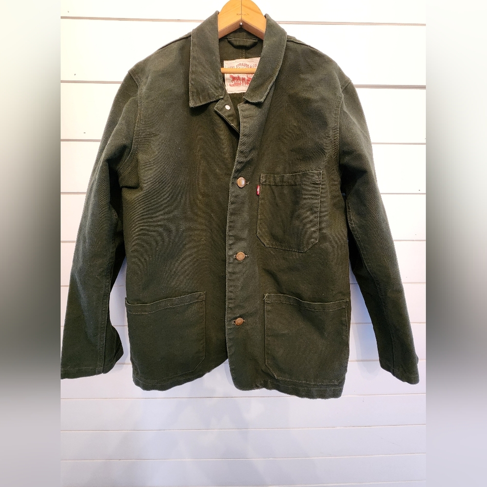 Levi's Green Jean Jacket XL